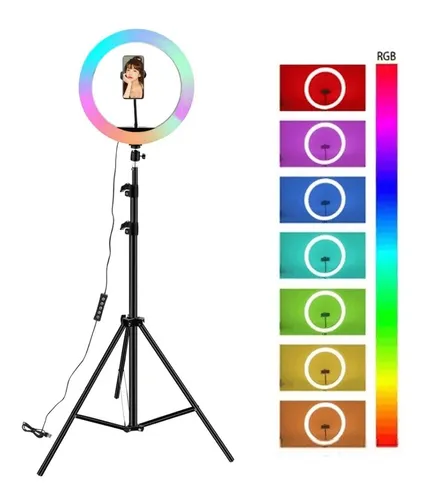 Aro De Luz 26 Cm Con Trípode Profesional